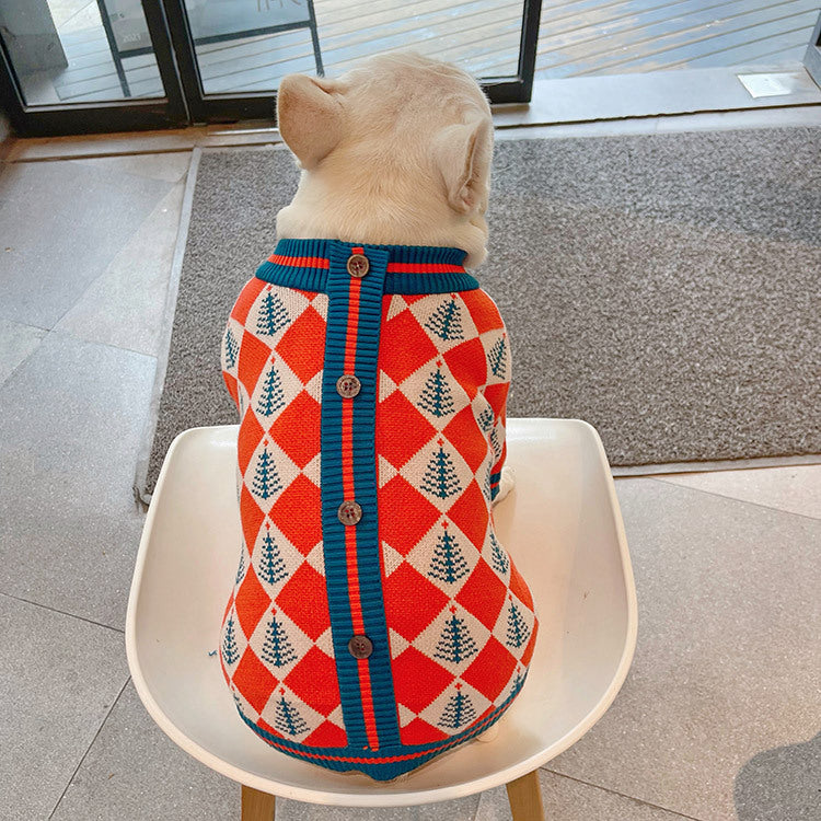 Pug Shiba Inu French Fighting Sweater Cat And Dog Winter Clothes