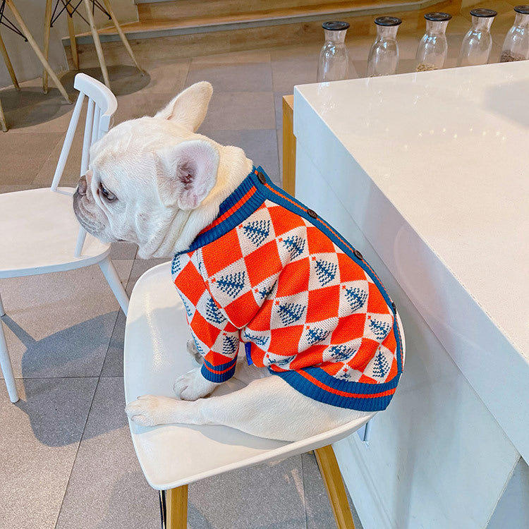 Pug Shiba Inu French Fighting Sweater Cat And Dog Winter Clothes